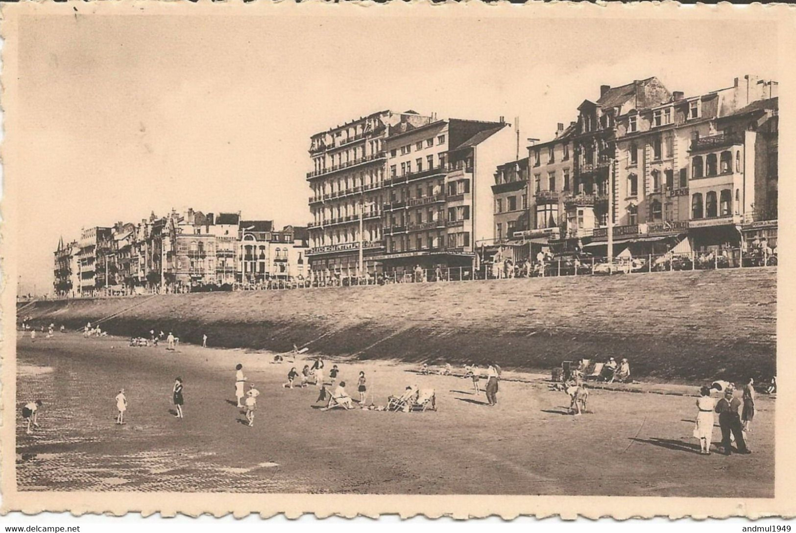 HEIST - La Plage Et La Digue - Oblitération De 1954 - Thill, N° 210 - Heist