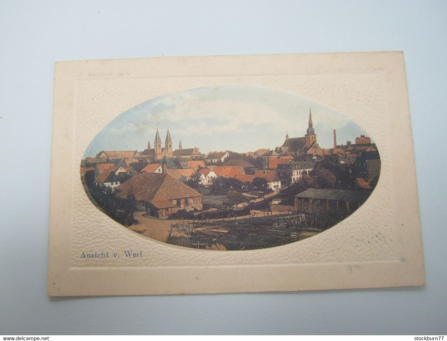 WERL ,   Schöne Karte  Um 1930, Haftstellen - Werl