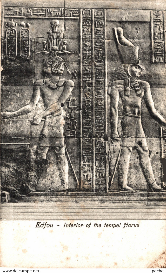 N°97566 -cpa Edfou -interr Of The Tempel Horus- - Idfu