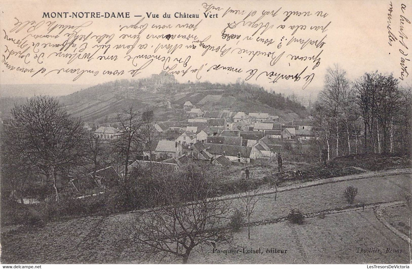 CPA - 02 - MONT NOTRE DAME - Vue Panoramique Prise Du Chateau Vert - Pasquier Loisel éditeur - Autres & Non Classés