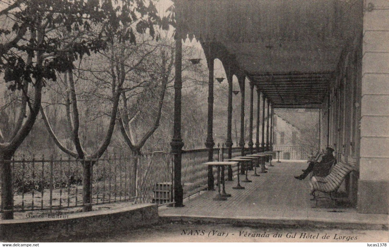 83 / NANS / VERANDA DU GRAND HOTEL DE LORGES - Nans-les-Pins