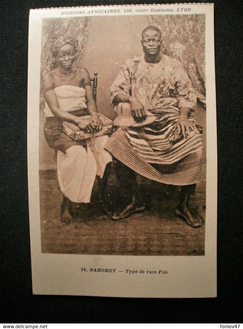 DAHOMEY  TYPE DE RACE FON - Dahomey