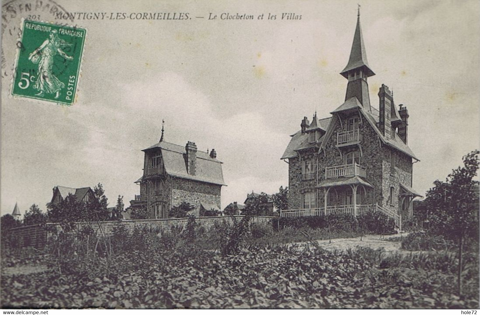 95 -  Montigny-lès-Cormeilles (Val D'Oise) - Le Château Et Les Villas - Montigny Les Cormeilles