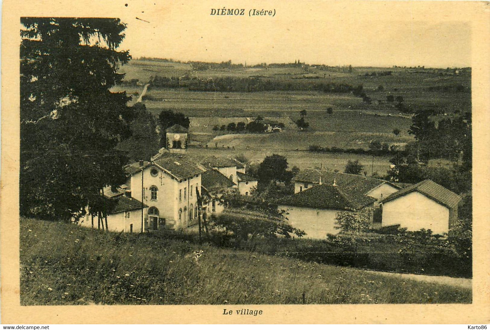 Diémoz * Vue Générale Sur Le Village - Diémoz