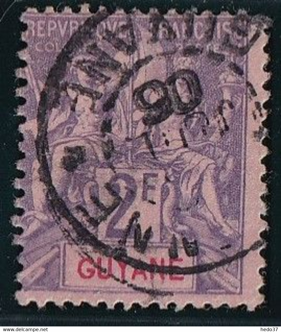 Guyane N°48 - Oblitéré - TB - Gebraucht