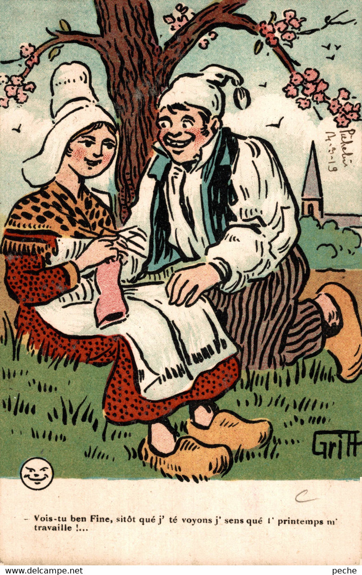 N°97597 -cpa Illustrateur Griff - Griff