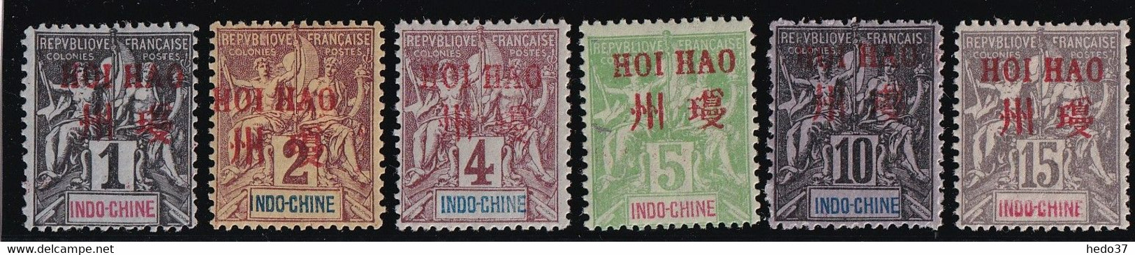 Hoï-Hao N°1/6 - Neuf * Avec Charnière - TB - Unused Stamps