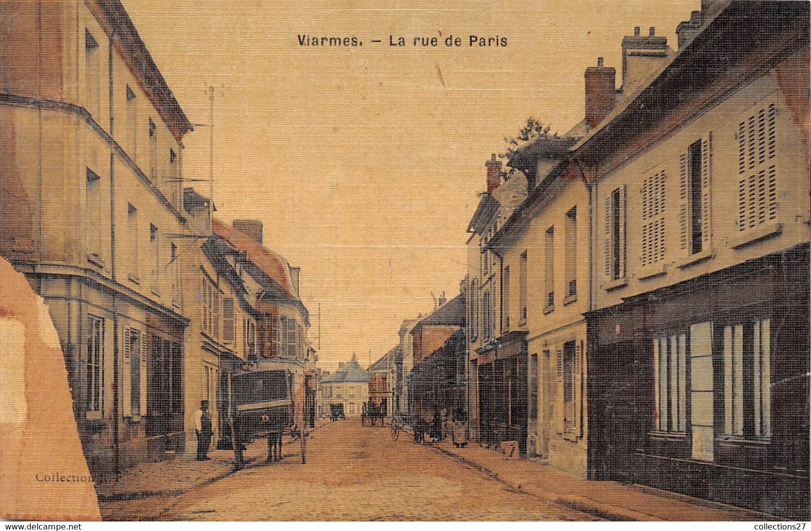 95-VIARMES- LA RUE DE PARIS - Viarmes