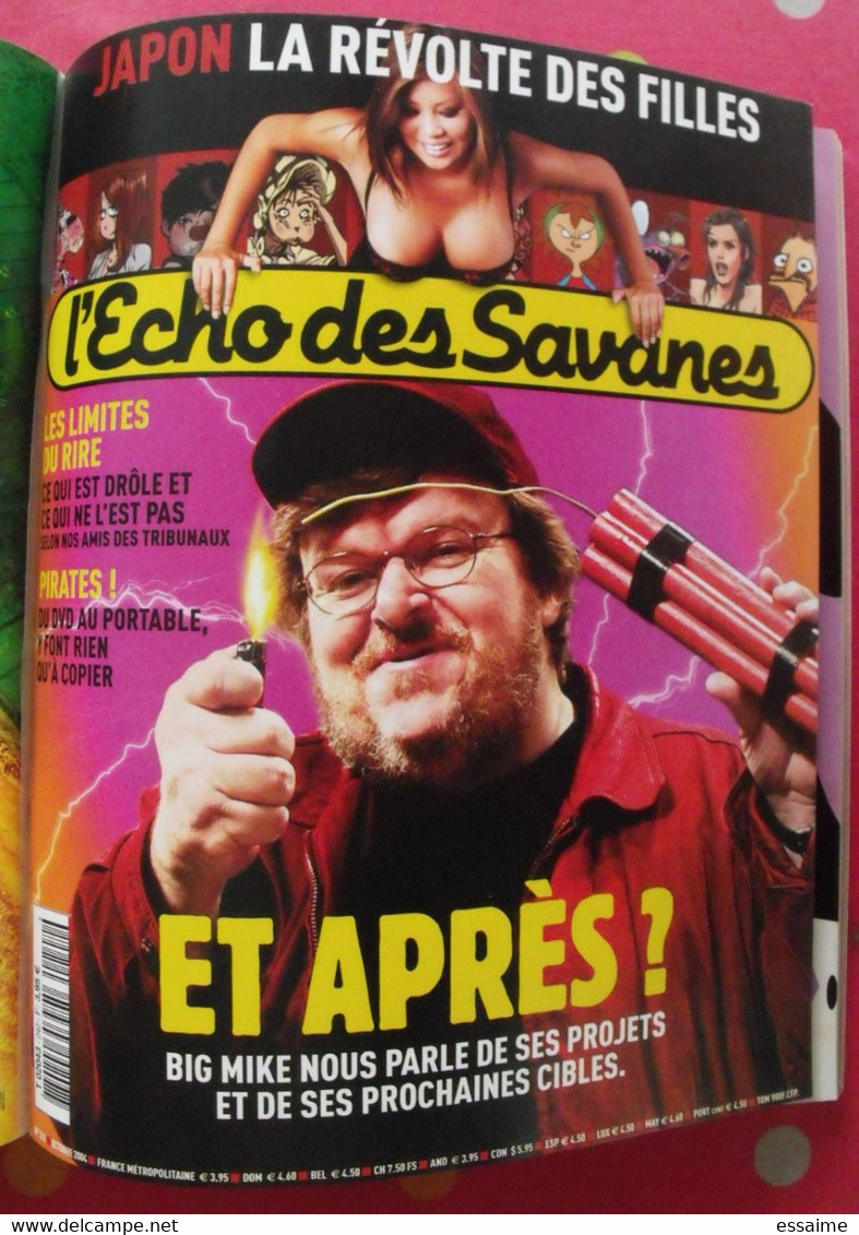 Recueil De 4 Numéros Du Magazine L'Echo Des Savanes De 2004 - L'Echo Des Savanes