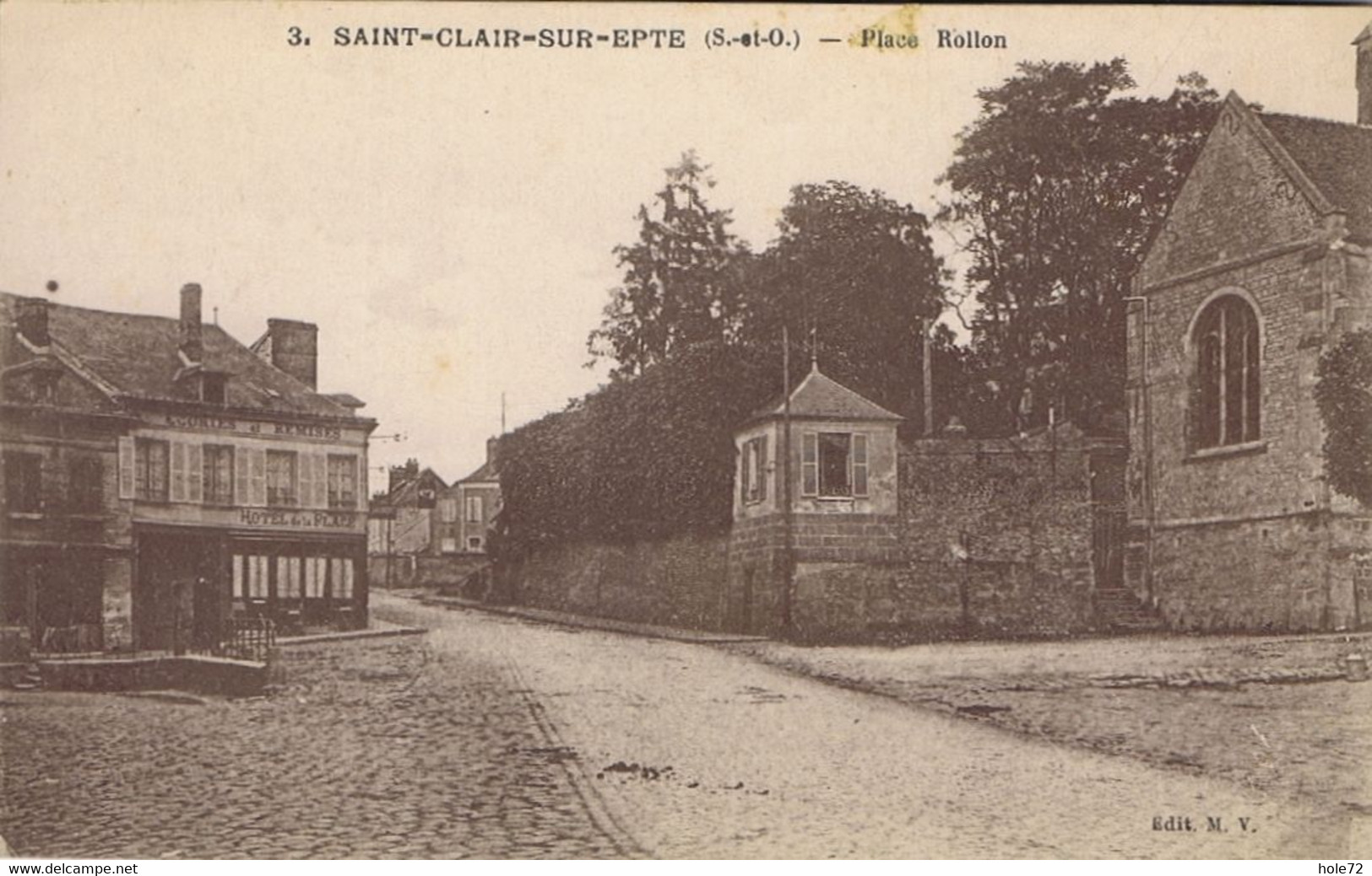 95 - Saint-Clair-sur-Epte (Val D'Oise) - Place Rollon - Saint-Clair-sur-Epte