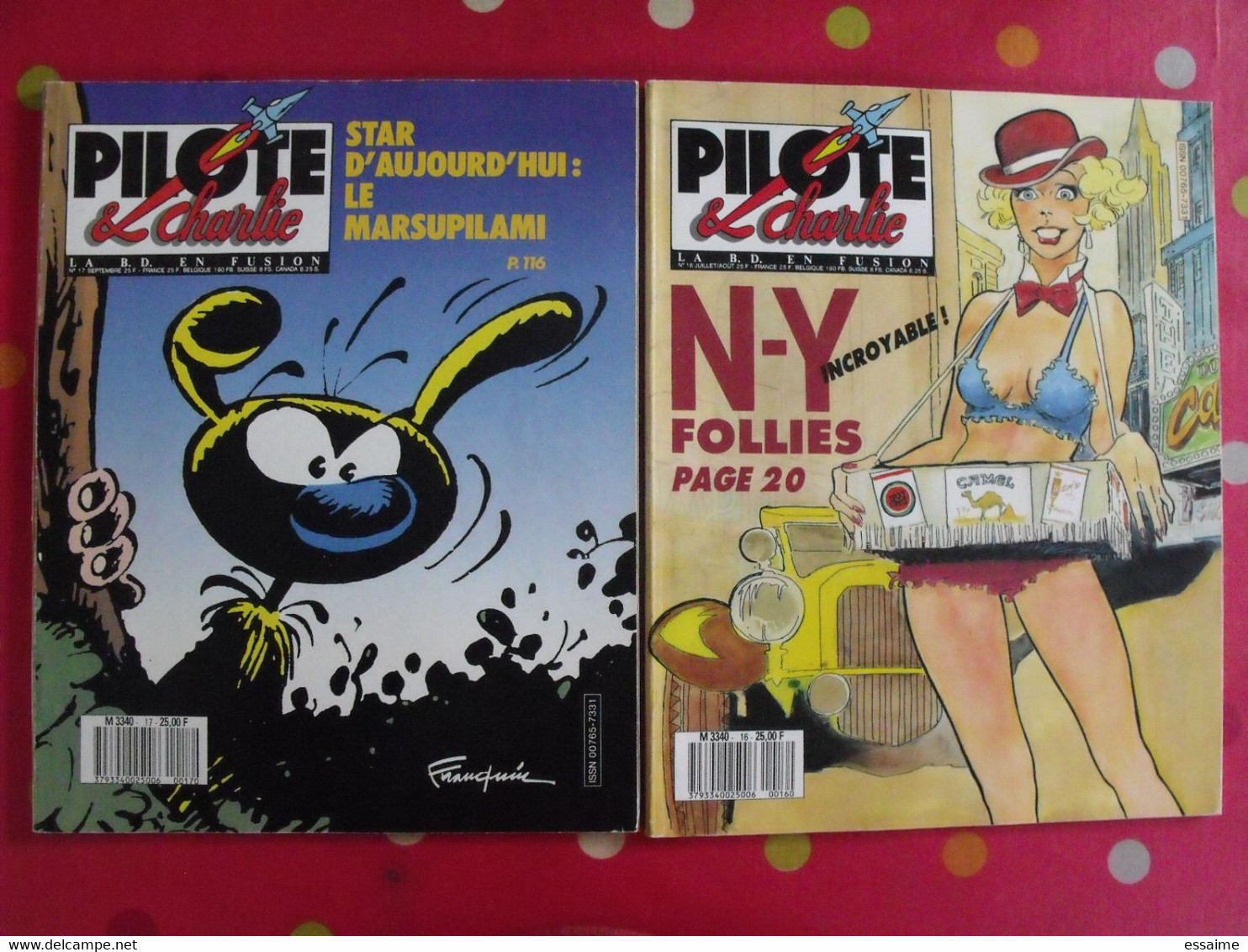 Lot De 8 Numéros Du Magazine Pilote & Charlie. 1987. N° 10 à 17 - Pilote