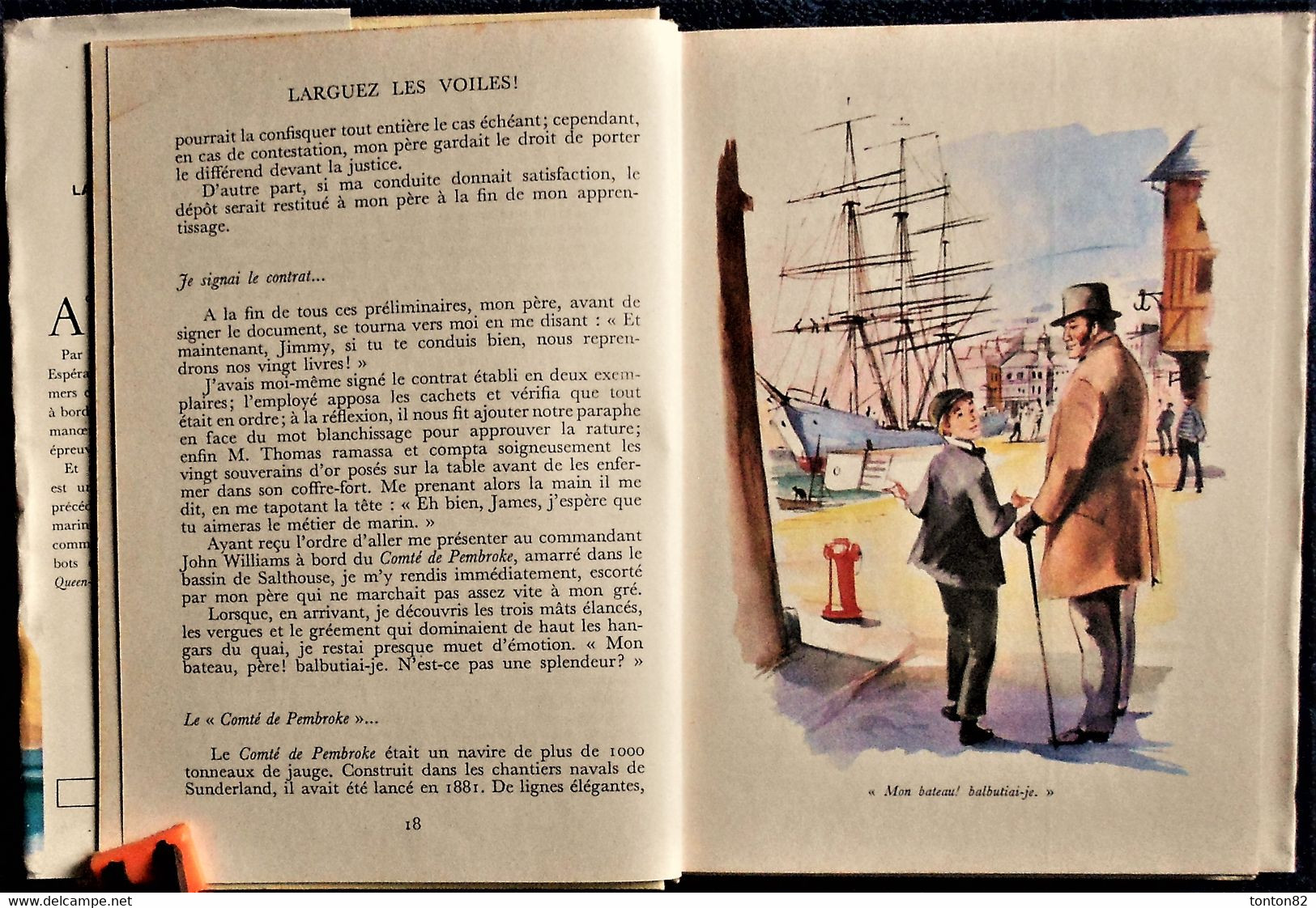 Jimmy Bisset - Larguez les voiles ! - Idéal Bibliothèque n° 225 - ( 1962 ) .