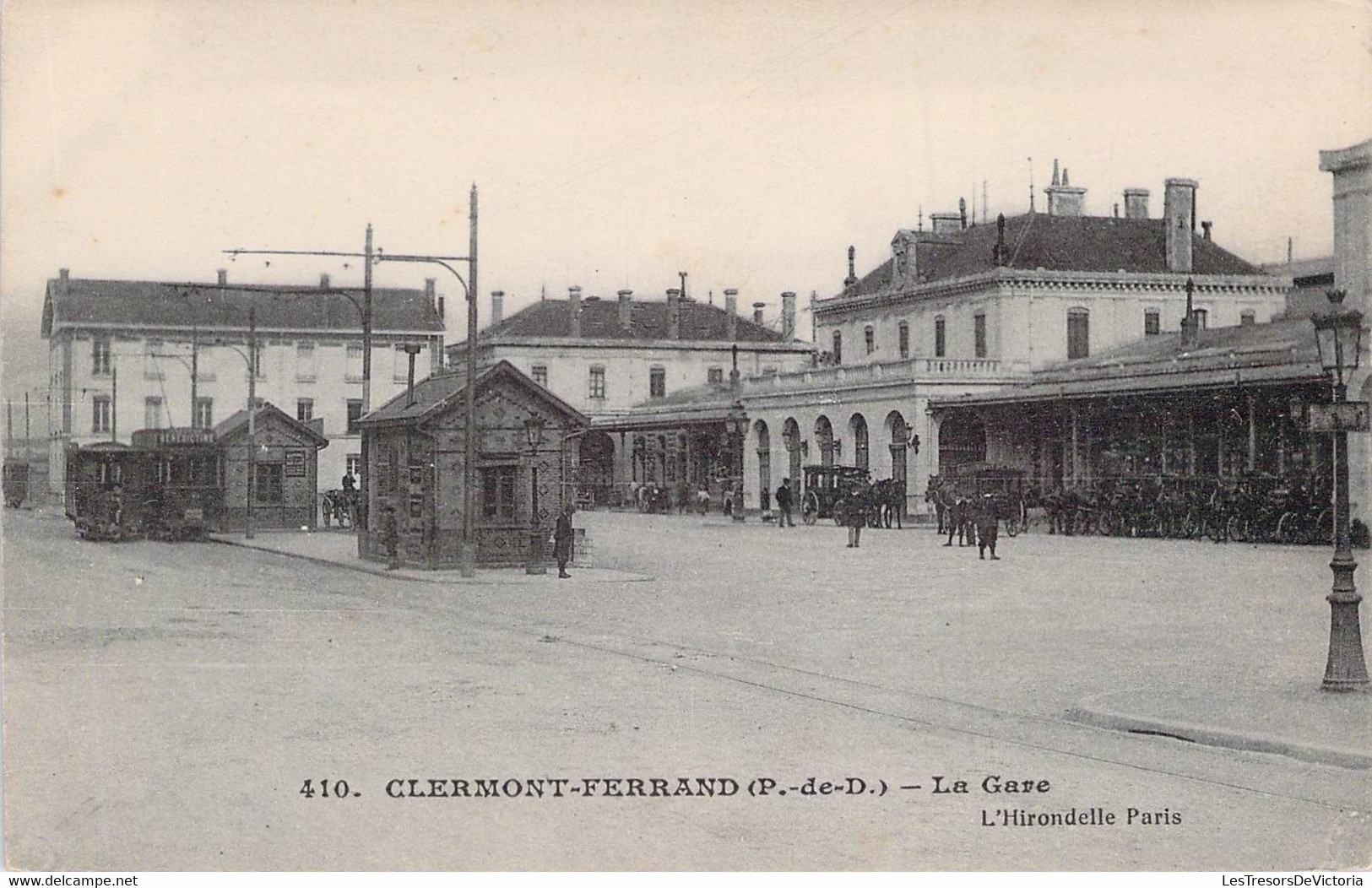 CPA - 63 - CLERMONT FERRAND - La Gare - Hirondelle Paris - Clermont Ferrand