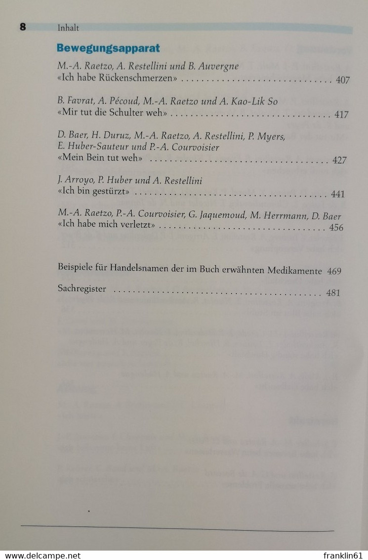 Alltagsbeschwerden. Diagnostische Und Therapeutische Strategien In Der Allgemeinmedizinischen Praxis. - Health & Medecine