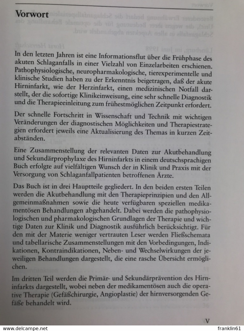 Moderne Therapiestrategien Beim Akuten Ischämischen Hirninfarkt : - Gezondheid & Medicijnen