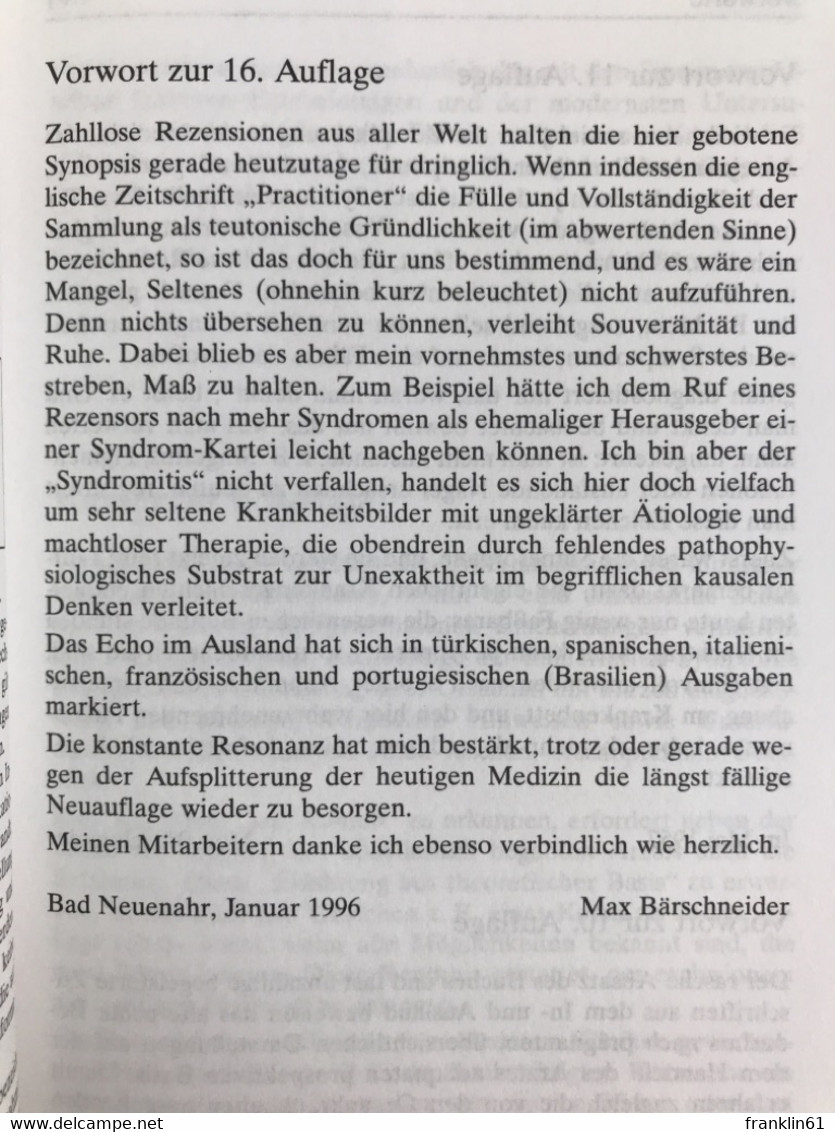 Kleines Diagnostikon : Differentialdiagnose Klinischer Symptome. - Gezondheid & Medicijnen