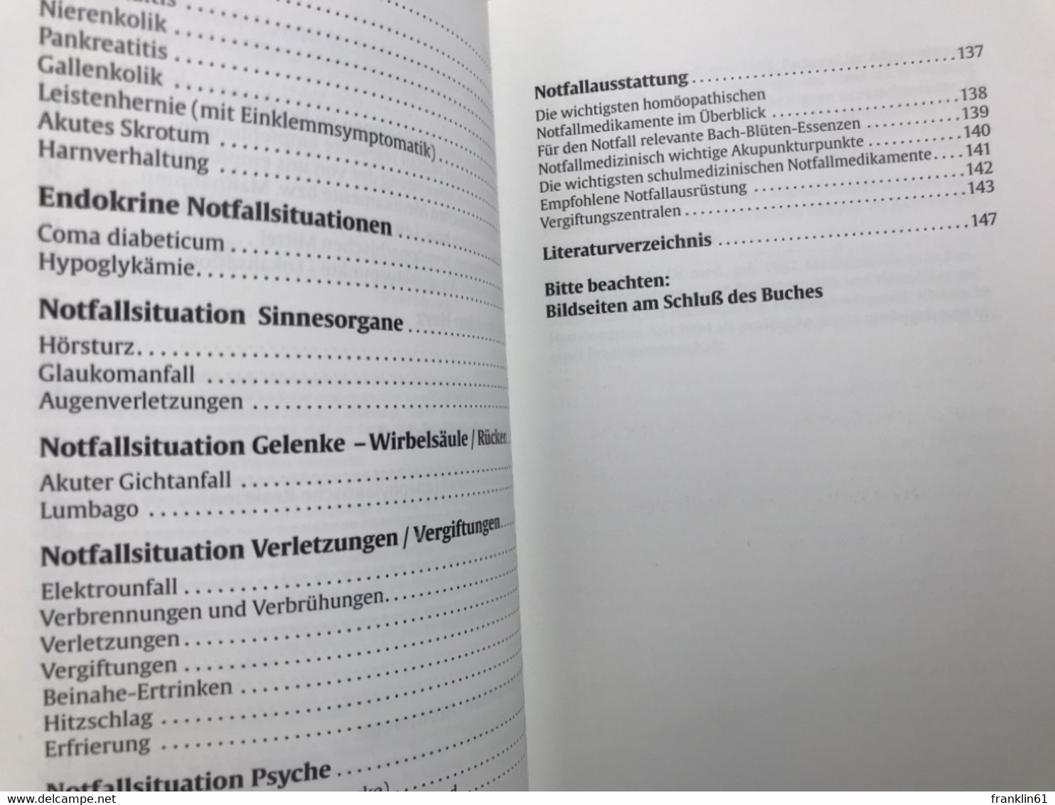Alternatives Notfall-Manual Für Ärzte : Ein Ganzheitlicher Ansatz. - Health & Medecine