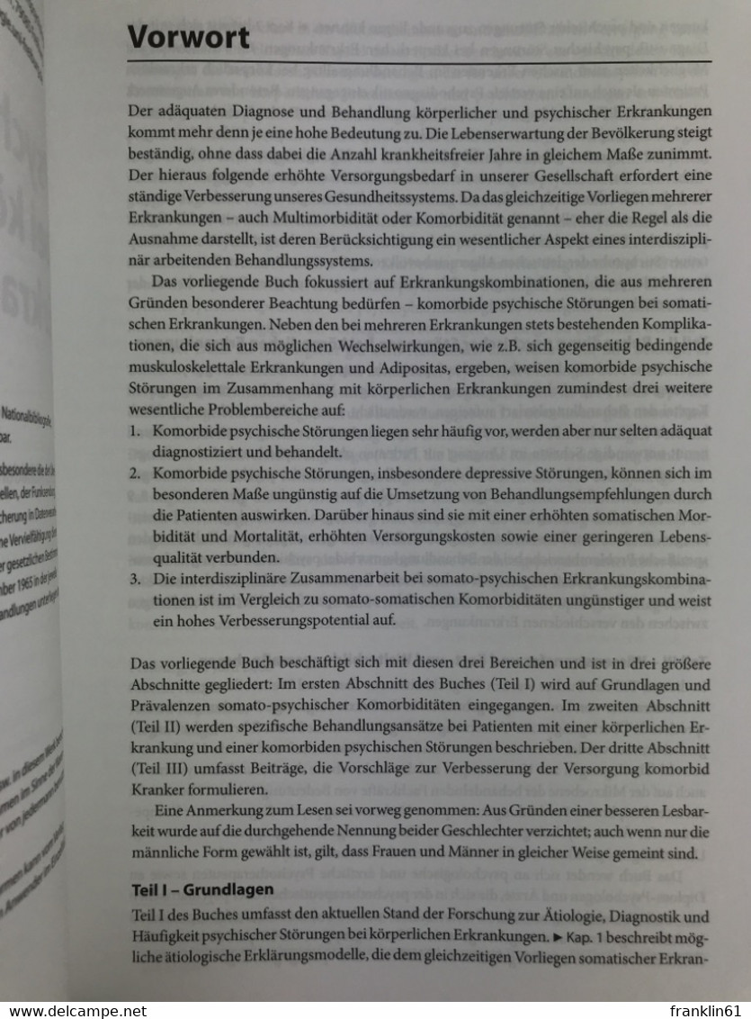 Psychische Störungen Bei Körperlichen Erkrankungen : Mit 17 Tabellen. - Gezondheid & Medicijnen