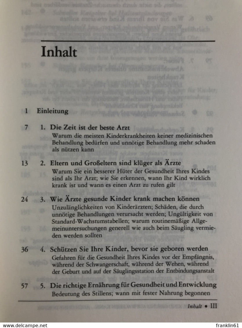 Wie Ihr Kind Gesund Aufwachsen Kann ... Auch Ohne Doktor!. - Health & Medecine