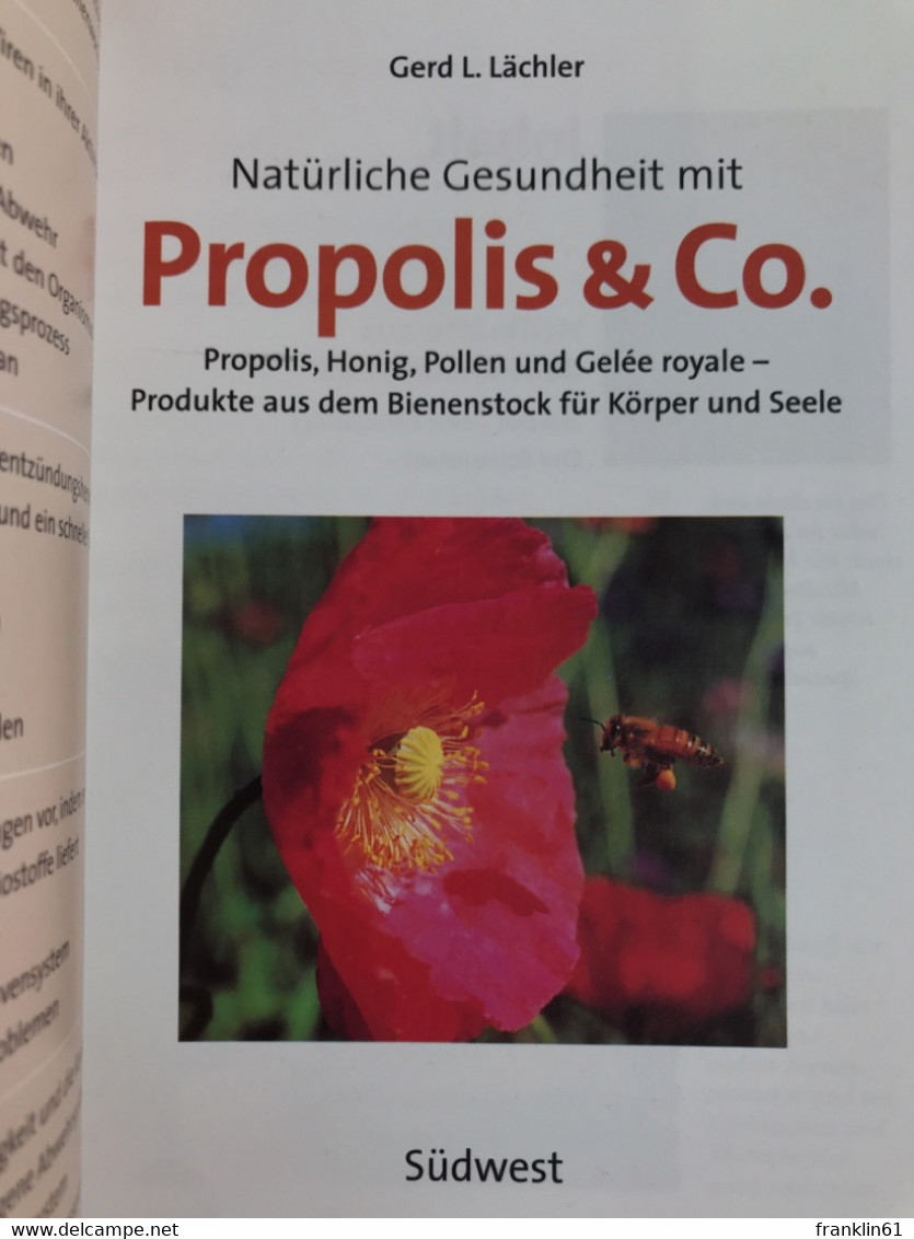 Natürliche Gesundheit Mit Propolis & Co. : Propolis, Honig, Pollen Und Gelée Royale ; Produkte Aus Dem Bienens - Health & Medecine