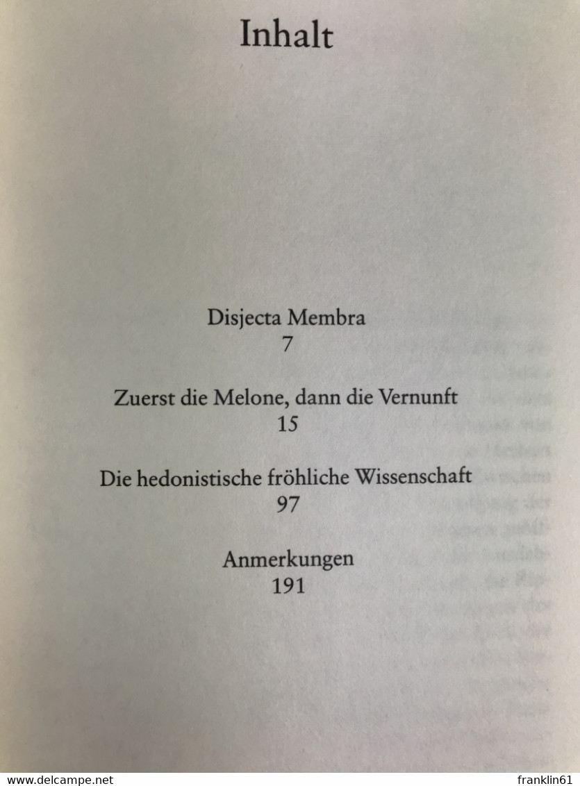 Philosophie Der Ekstase. - Philosophie