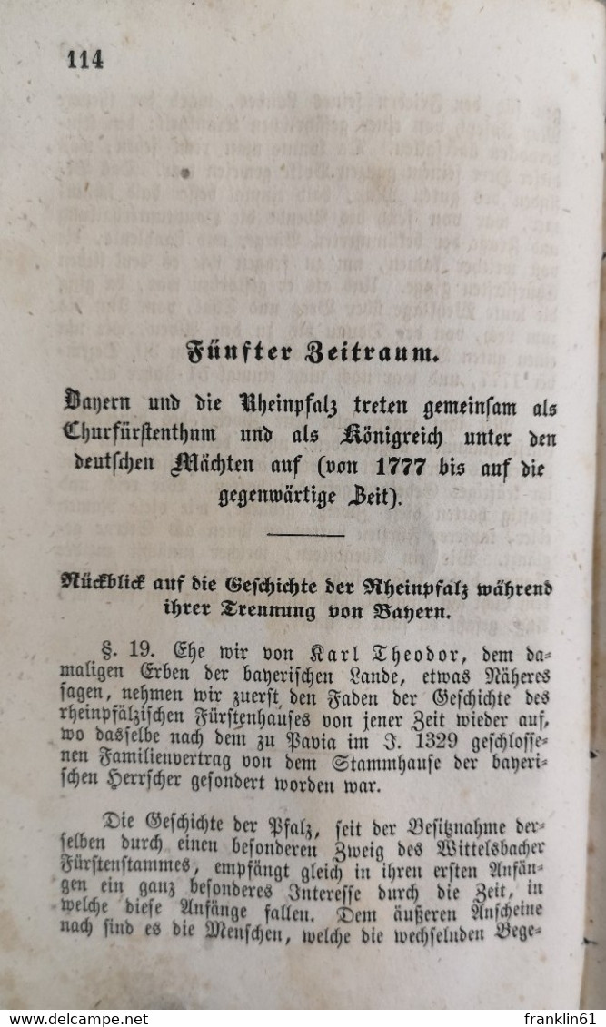 Die Geschichte Von Bayern Für Schulen. - Livres Scolaires