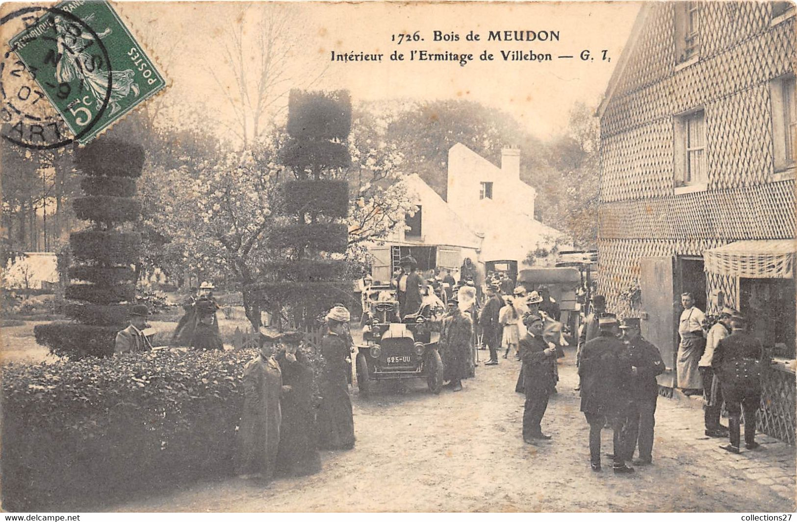 92-MEUDON- BOIS DE MEUDON- INTERIEUR DE L'ERMITAGE DE VILLEBON - Meudon