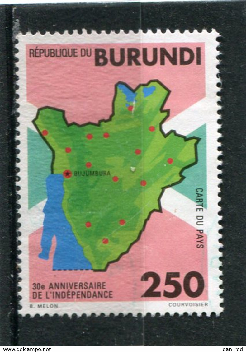 BURUNDI   N°  965  (Y&T)  (Neuf Sans Gomme) - Used Stamps