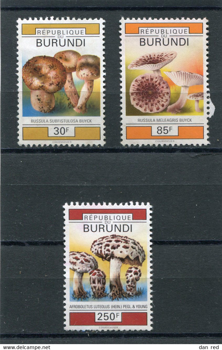 BURUNDI   N°  975-976-979 (Y&T)  (Neuf Sans Gomme) - Oblitérés