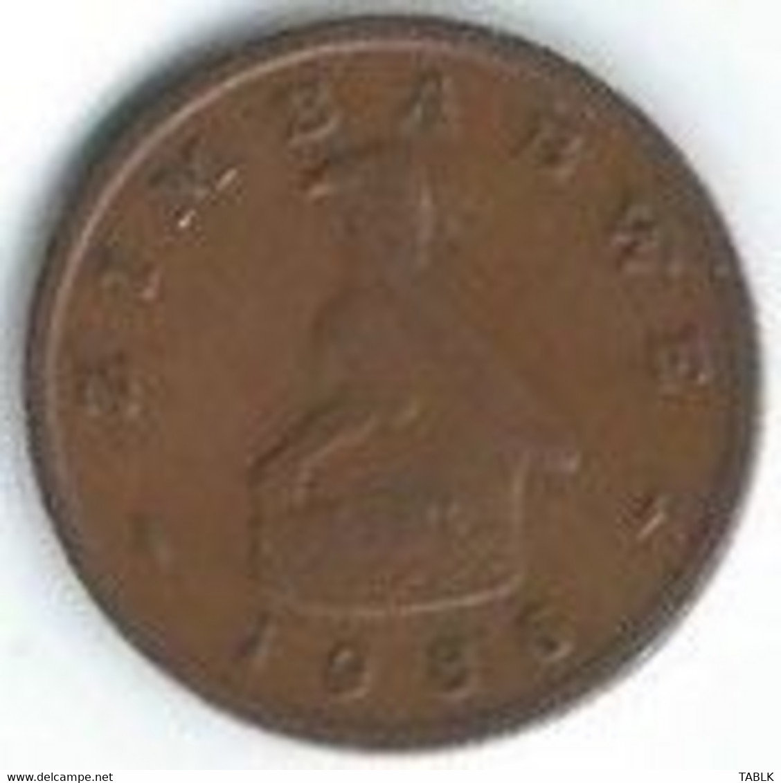 M804 - ZIMBABWE - 1 CENT 1986 - Zimbabwe