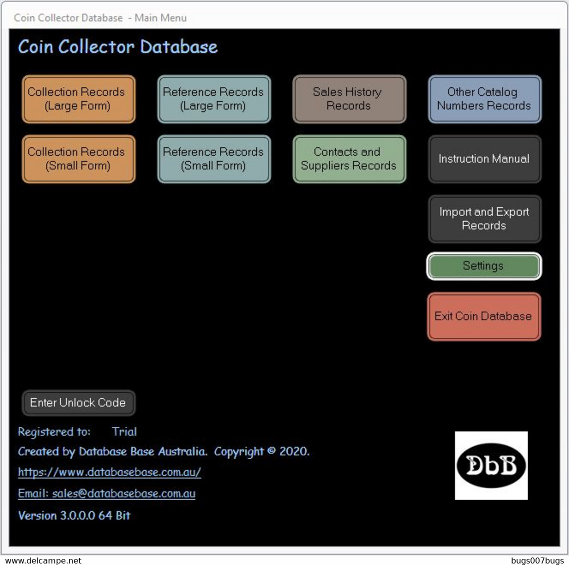 NEW 2020 Coin Collector Database Software CDROM also Supplied by DOWNLOAD