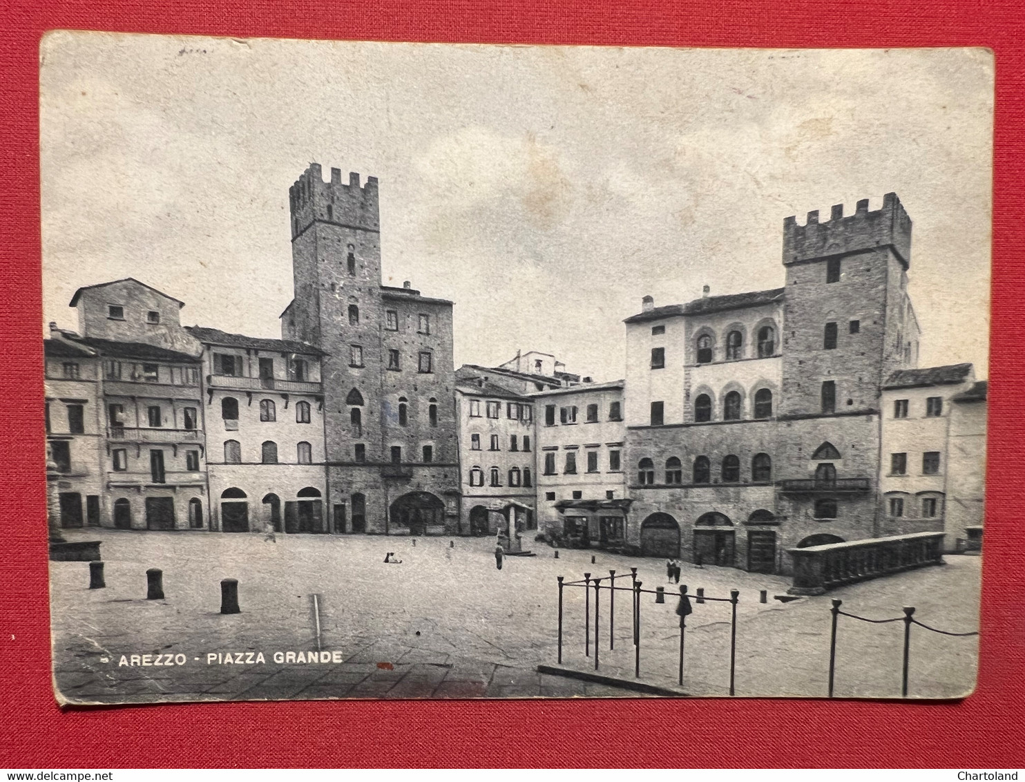 Cartolina - Arezzo - Piazza Grande - 1952 - Arezzo