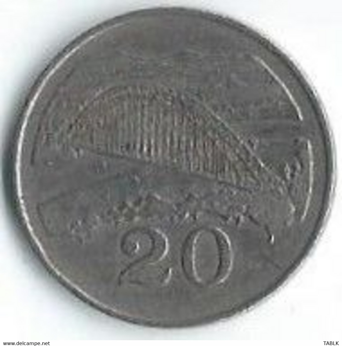 M805 - ZIMBABWE - 20 CENT 1980 - Zimbabwe