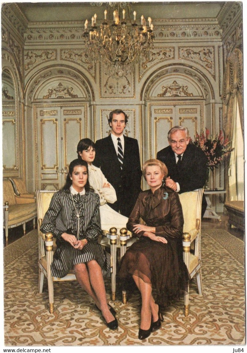 Monaco - Monte-Carlo - Le Prince Souverain Et La Princesse Grace - Carte Postale Pour La France - 27 Juin 1982 - Cartas & Documentos