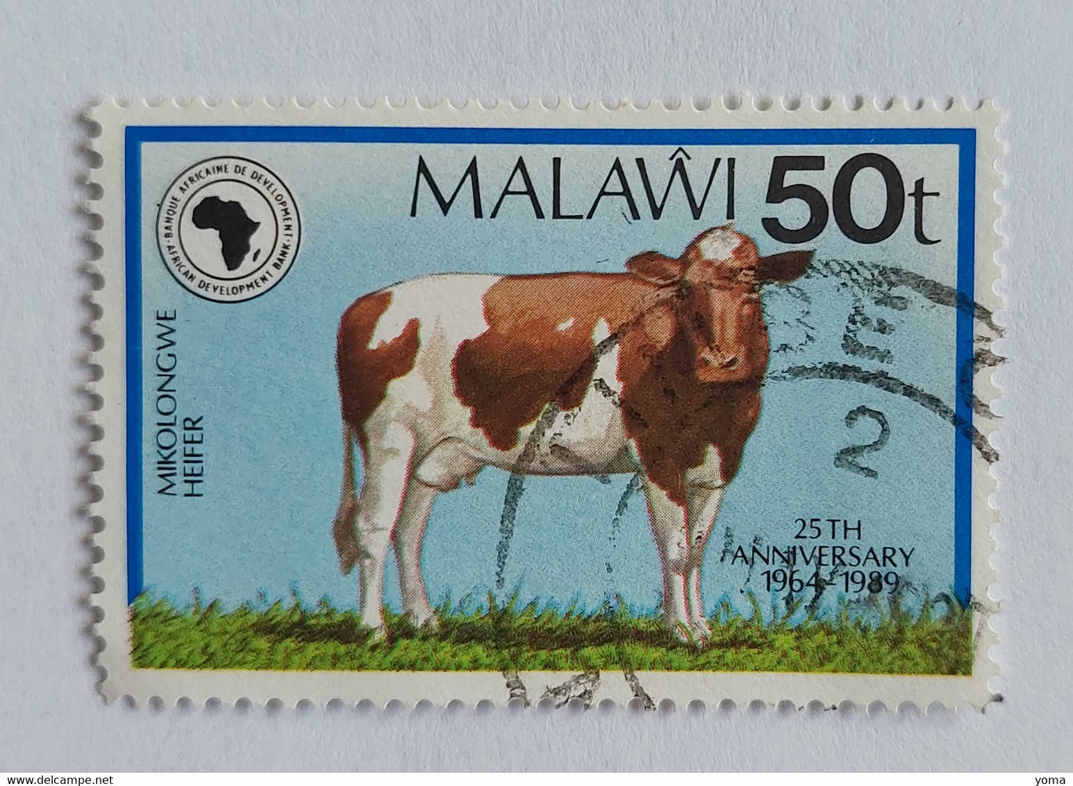 N° 543       Génisse Mikolongwe  -  Oblitéré - Malawi (1964-...)