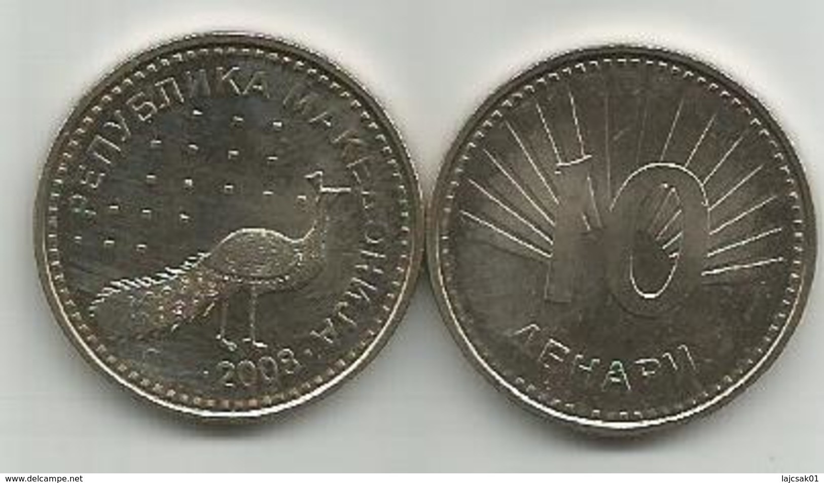 Macedonia 10 Denari 2008. KM#31 High Grade - North Macedonia