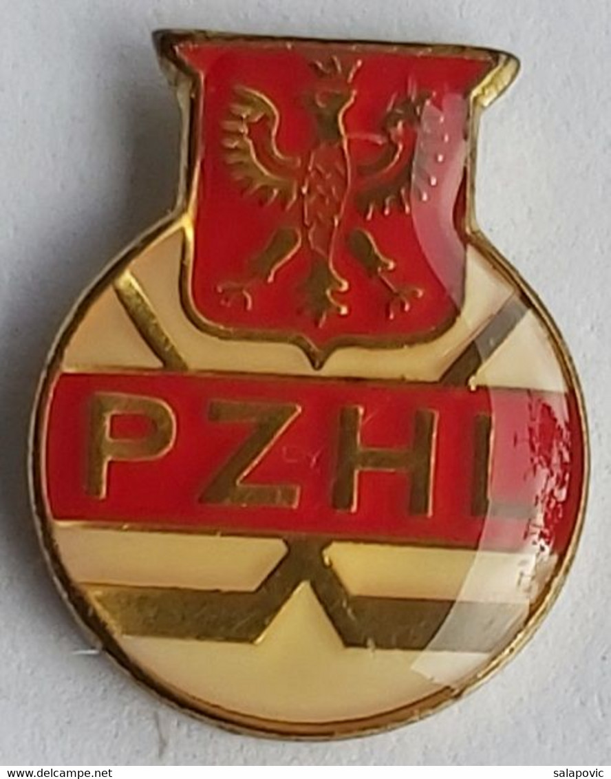 PZHL Poland Ice Hockey Federation  Association Union PINS A10/8 - Sports D'hiver