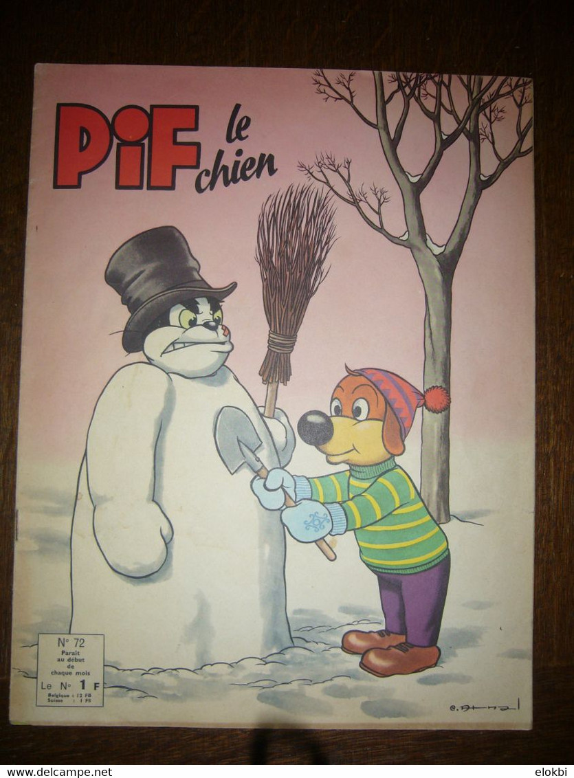 Les Aventures De Pif Le Chien N°72 (3ème Série) De Février 1964 - Pif - Autres