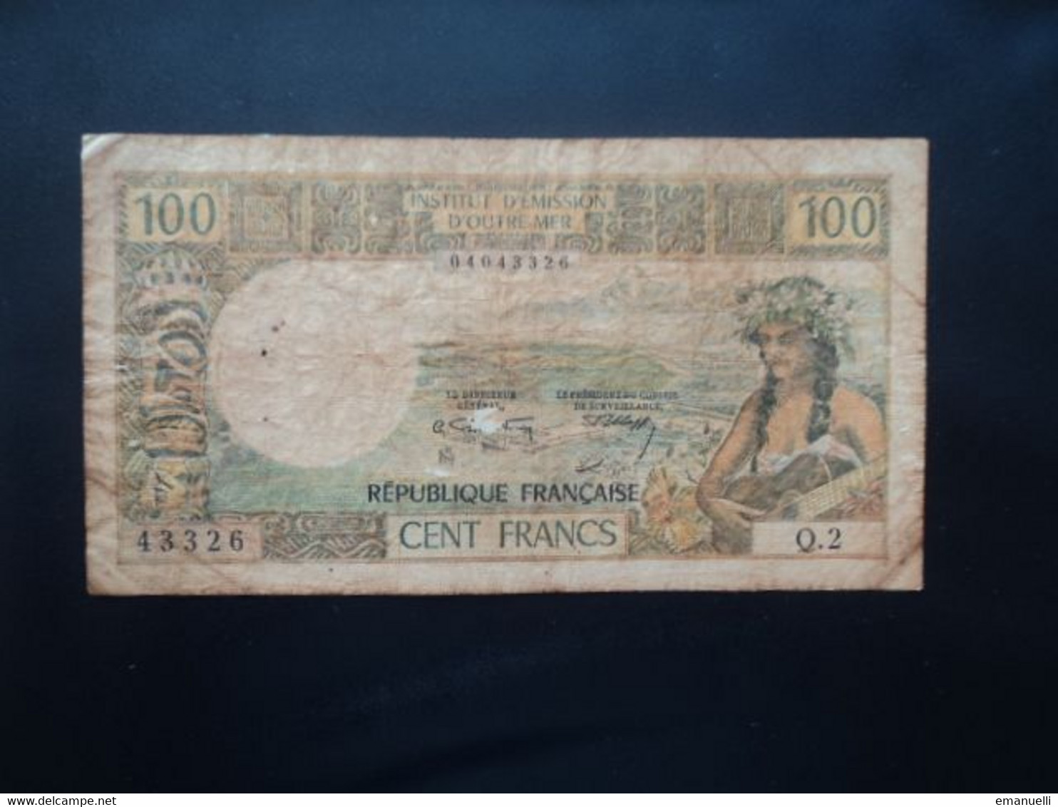 NOUVELLE CALÉDONIE : 100 FRANCS   ND 1973    P 63b     TB * - Nouméa (Nieuw-Caledonië 1873-1985)