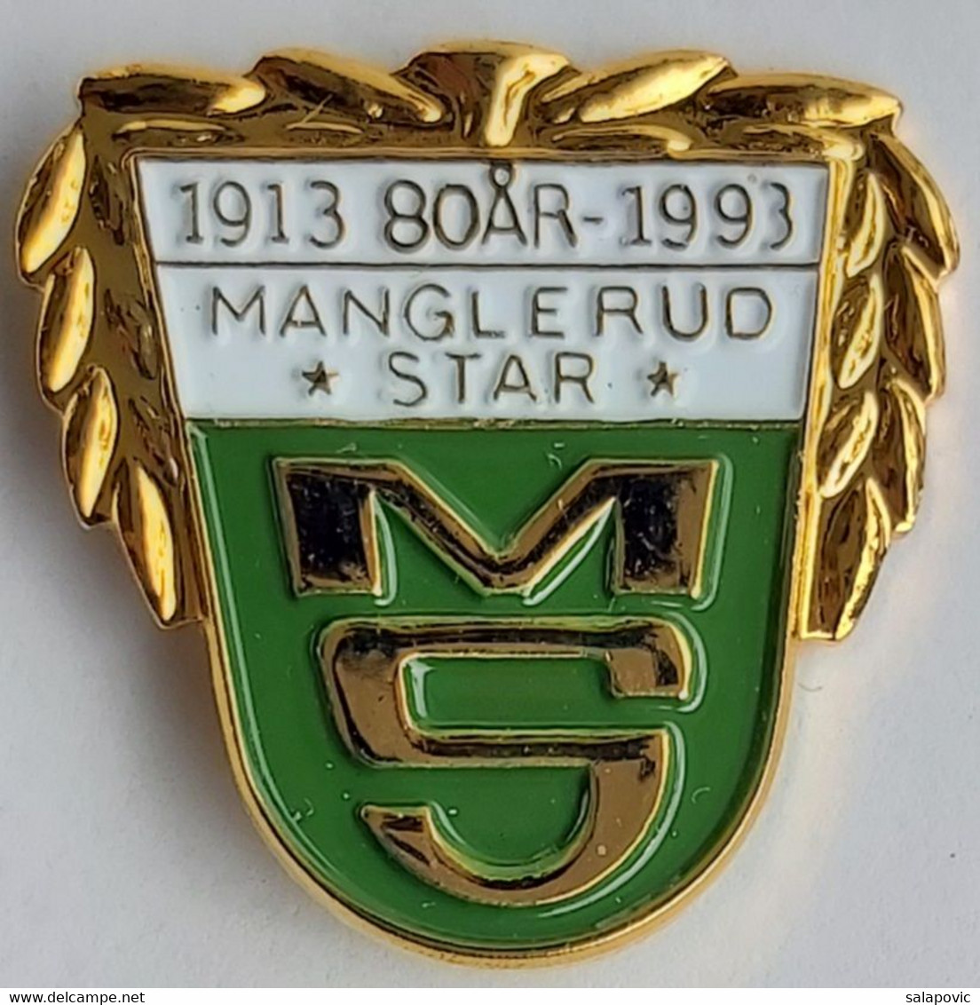 Manglerud Star Ishockey Norway Ice Hockey Club  PINS A10/8 - Sports D'hiver