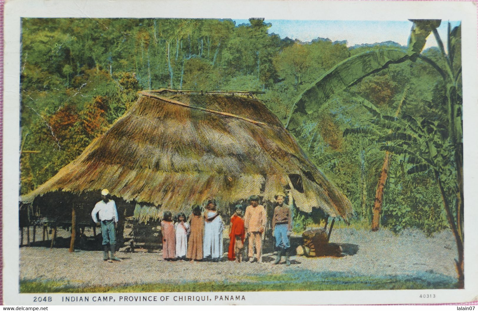 C. P. A. : PANAMA : Indian Camp, Province Of Chiriqui, In 1936 - Panama