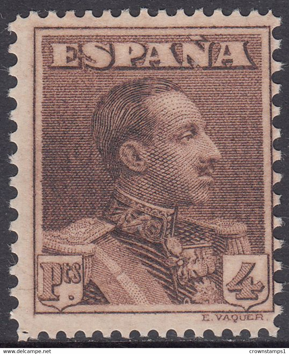 1922-30 SPAIN ALFONSO XIII VAQUER COLOR CHANGE (ED.322ec) MH VF - Otros & Sin Clasificación