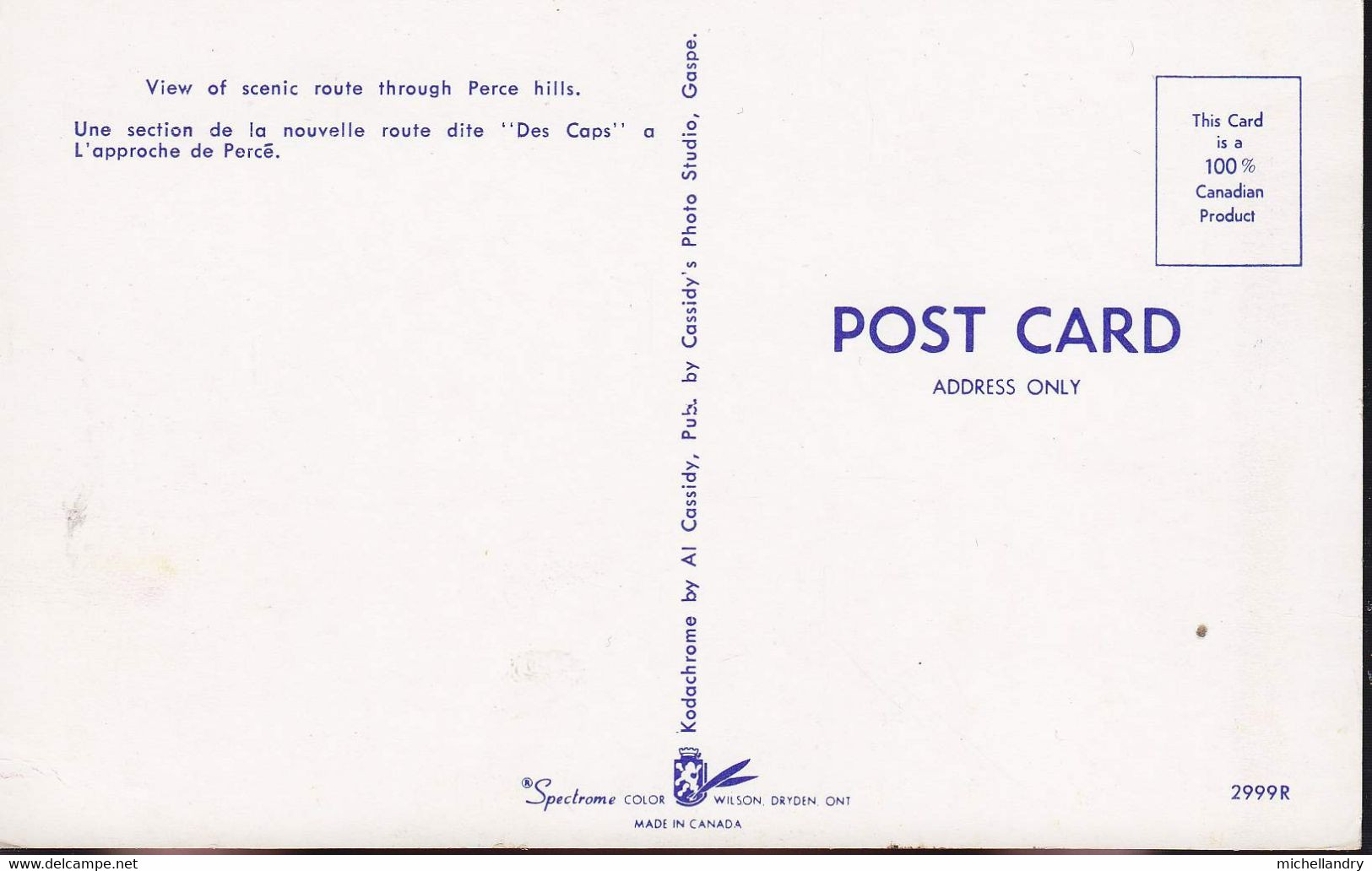 Carte Postal X 3 (122650) Gaspé Québec Canada Sans Timbre Ni écriture - Gaspé