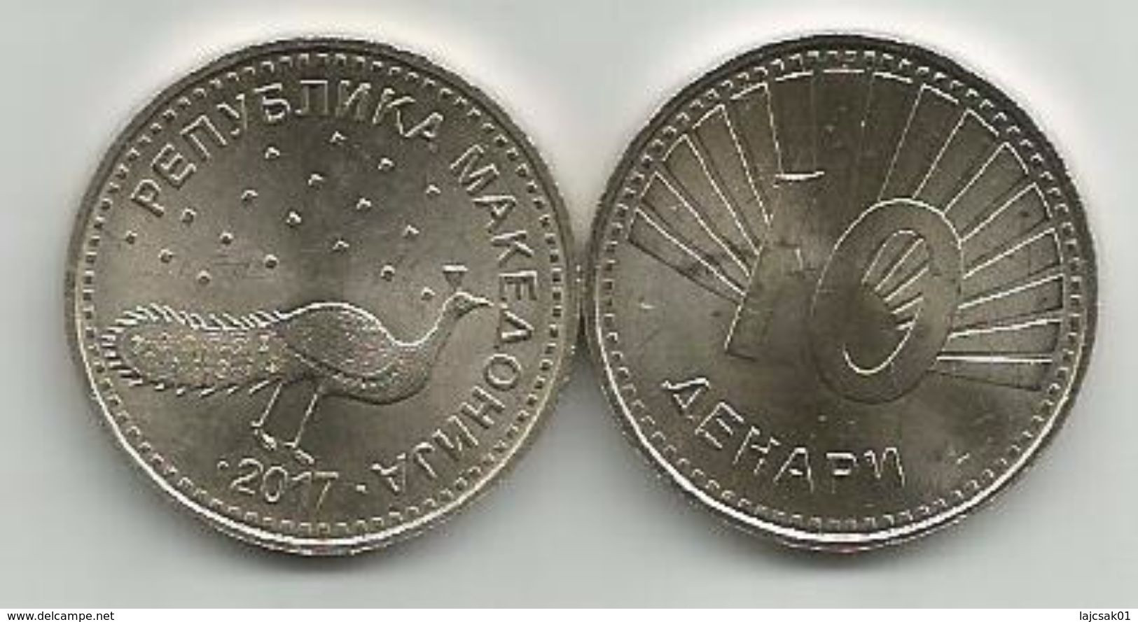 Macedonia 10 Denari 2017. KM#31 High Grade From Bank Bag - Nordmazedonien