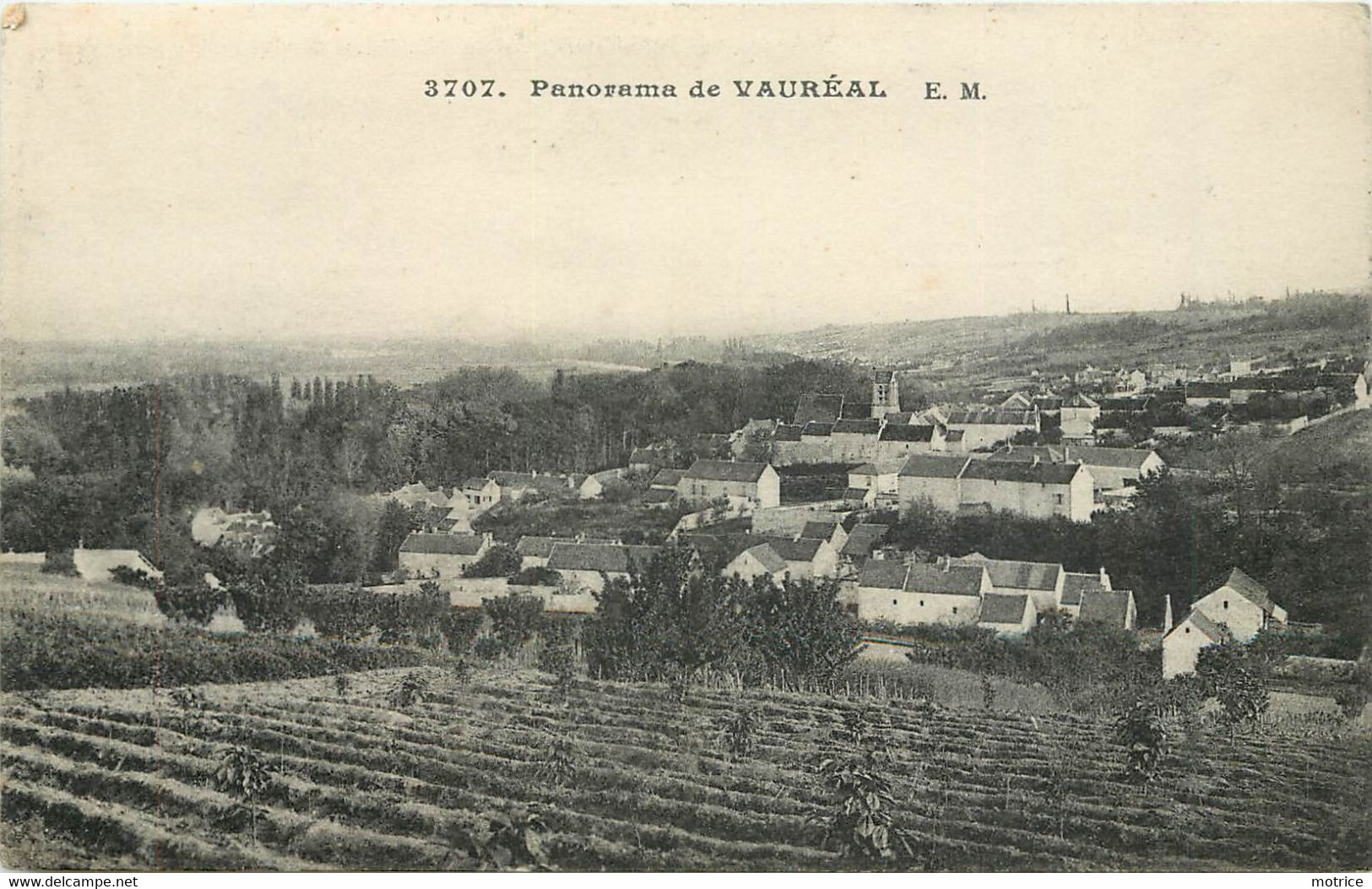 VAUREAL -  Lot De Quatre Carte, Panorama, L'oise, Les Marais, L'église. - Vauréal