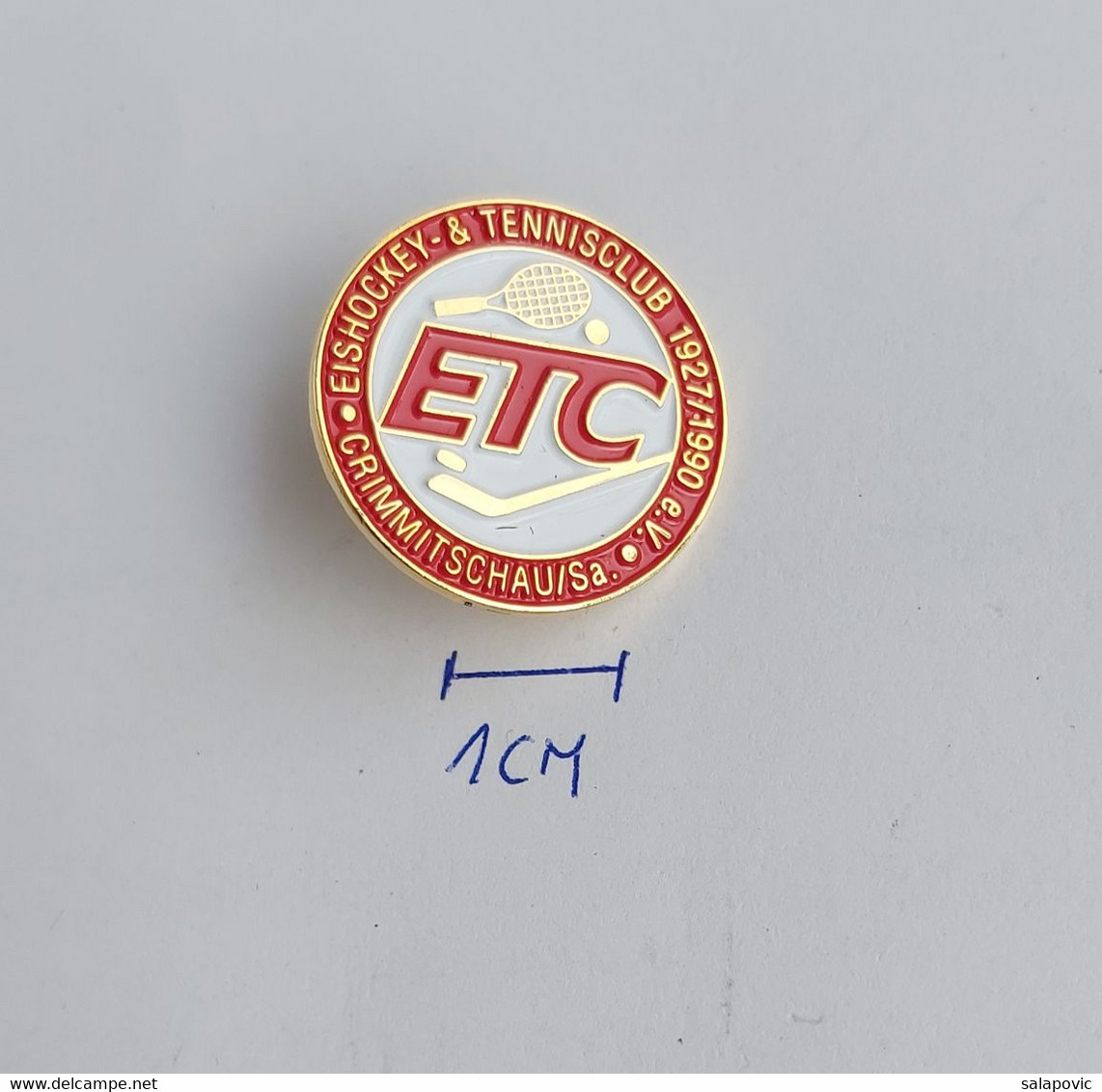 ETC Crimmitschau Eishockey & Tennisclub Ice Hockey Club Germany  PINS A10/8 - Sports D'hiver