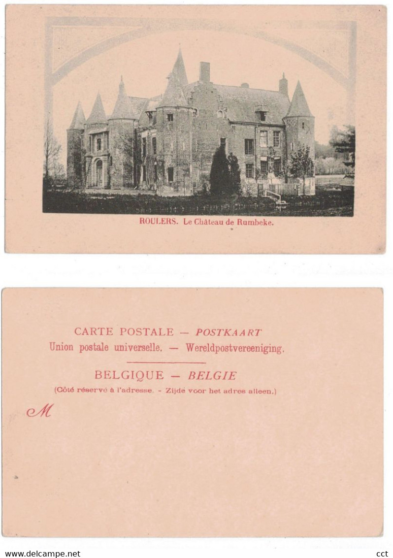Roeselare  Le Chateau De Rumbeke - Roeselare