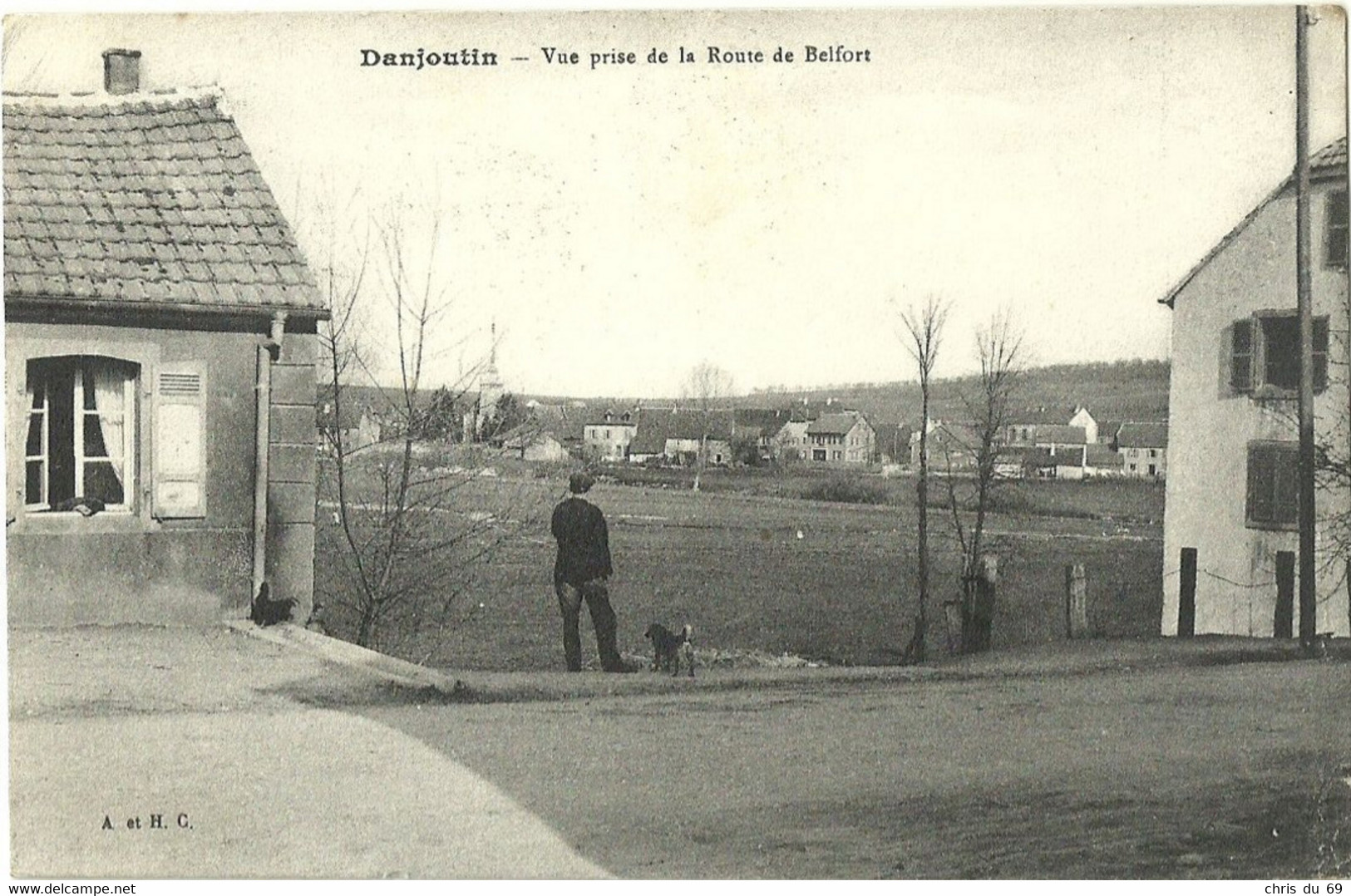 Danjoutin Vue Prise De La Route De Belfort - Danjoutin