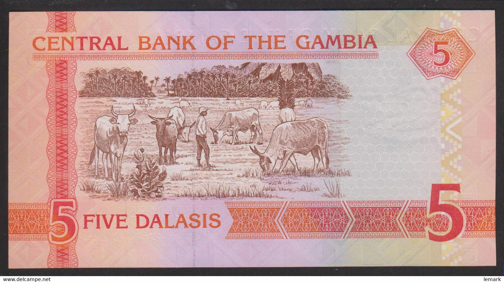 Gambia 5 Dalasis 2006-2014 P25c UNC - Gambia