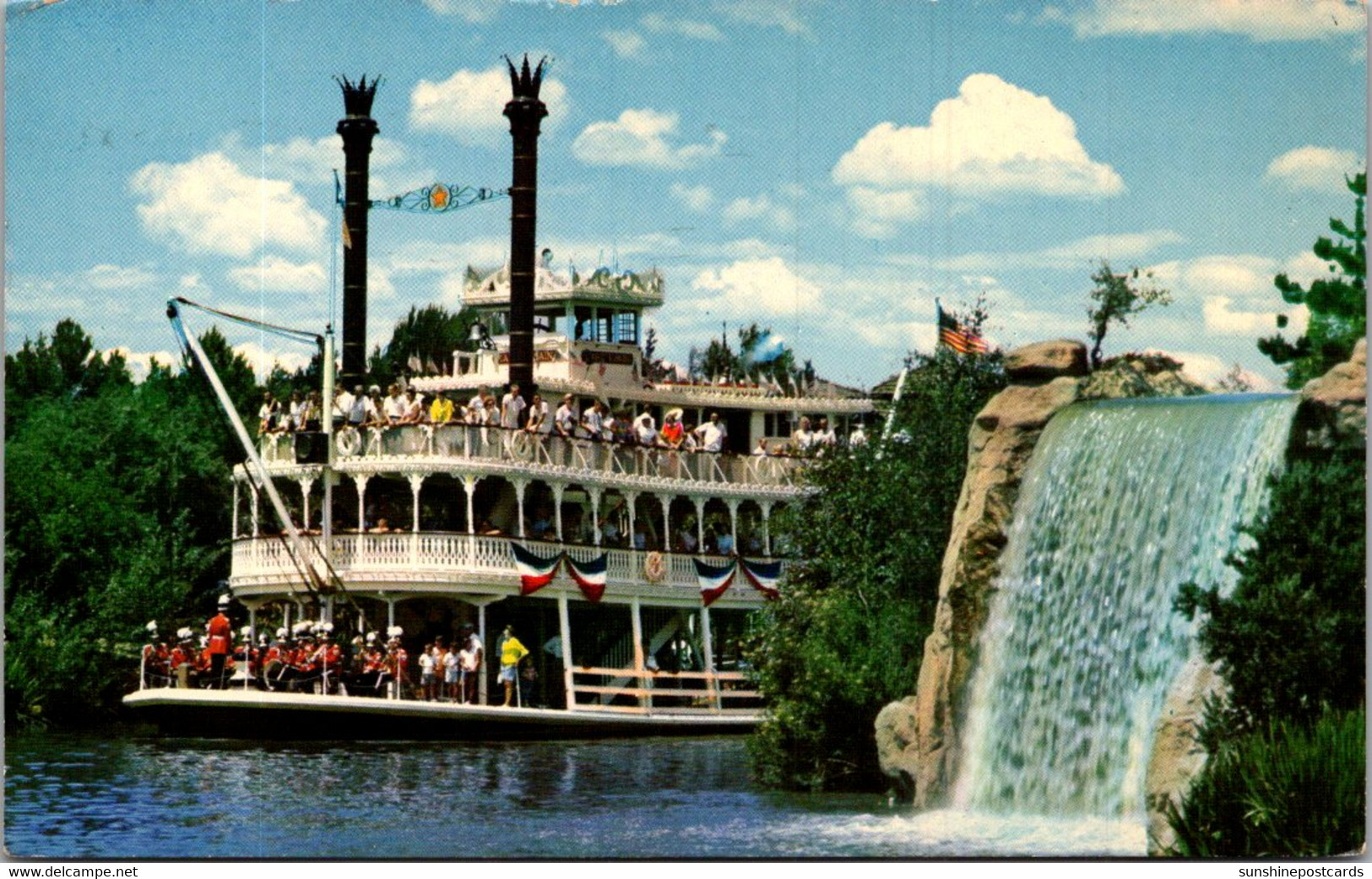 California Anaheim Disneyland Fantasyland The Mark Twain Steamboat 1966 - Anaheim